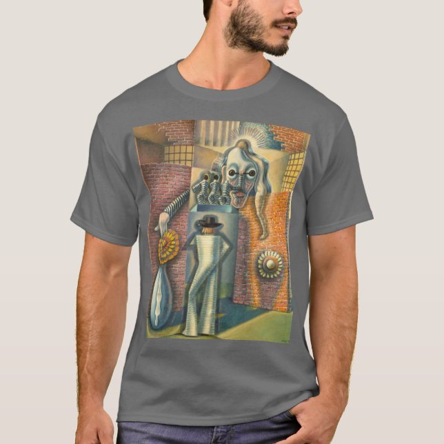 T-shirt Surreal Abstraction Benjamin Berlin Figuration Art (Devant)