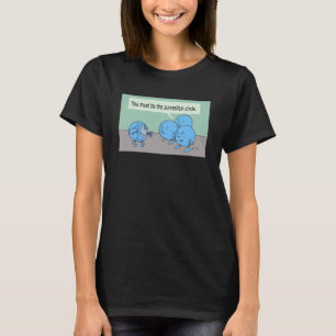 T-shirt Surréalisme Circle femmes dessin animé humour bl