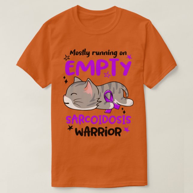 T-shirt Surtout courir sur un guerrier de Sarcoïdose vide1 (Design devant)