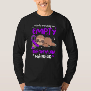 T-shirt Surtout Courir Sur Un Guerrier Fibromyalgique Vide