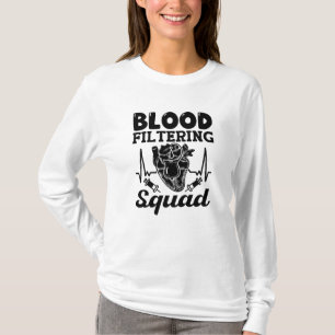 T-shirt Surveillance du sang Nephrologie Infirmière dialys