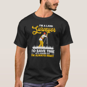 T-shirt Surveillant des terres Surveyor