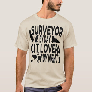 T-shirt Surveyor Amoureux des chats