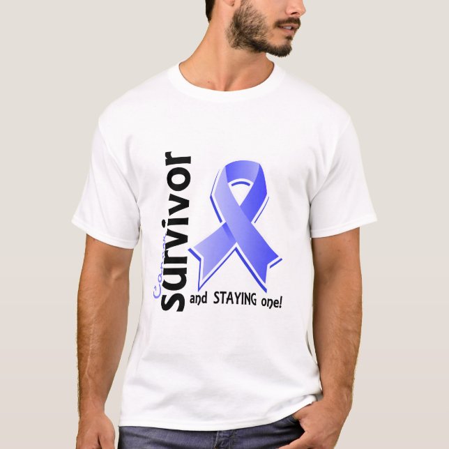T-shirt Survivant 19 de cancer de la prostate (Devant)