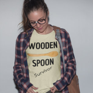 T-shirt Survivant Cuillère en Bois Drôle