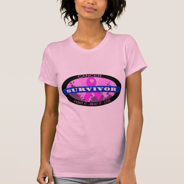 T-shirt Survivant de Cancer (Devant)