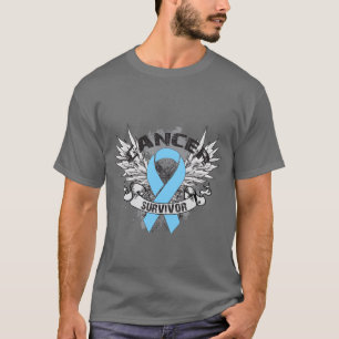 T-shirt Survivant de cancer de la prostate de ruban à