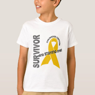 T-shirt Survivant de Cancer d'enfance