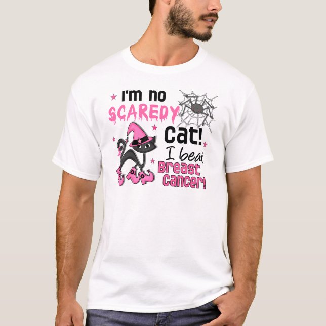 T-shirt Survivant de cancer du sein de Halloween 2 (Devant)