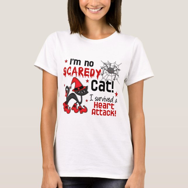 T-shirt Survivant de crise cardiaque de Halloween 2 (Devant)