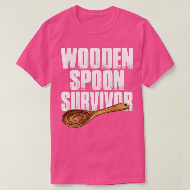 T-shirt Survivant de cuillère en bois2 (Design devant)