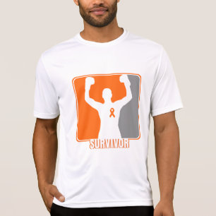 T-shirt Survivant de gain de Cancer de leucémie