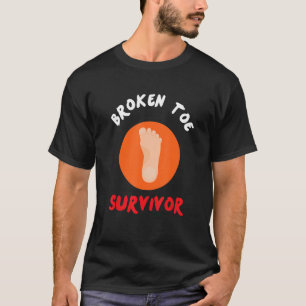 T-shirt Survivant de jeton cassé - Drôle Pieds de récupéra