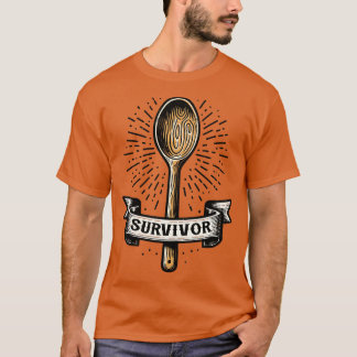 T-shirt Survivant de la cuillère en bois