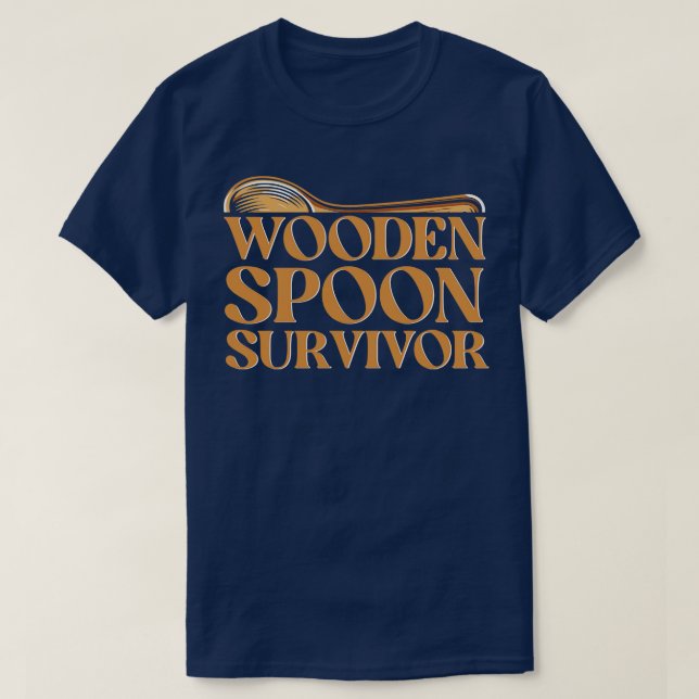 T-shirt Survivant de la cuillère en bois 2 (Design devant)