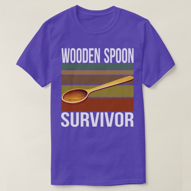 T-shirt Survivant de la cuillère en bois 4 (Design devant)