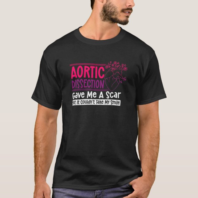 T-shirt Survivant de la dissection aortique (Devant)