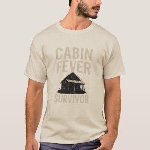 T-shirt Survivant de la fièvre des cabanes Premium