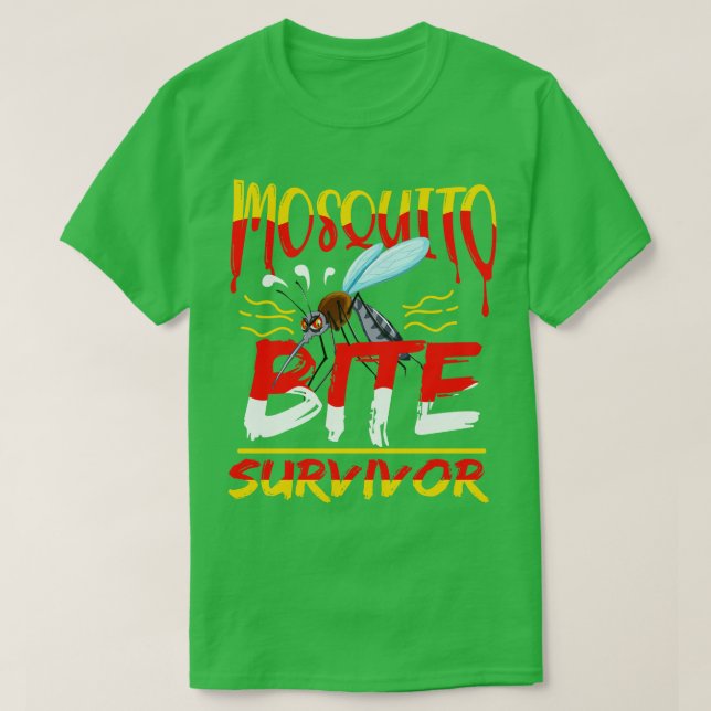 T-shirt Survivant de la moustique (Design devant)