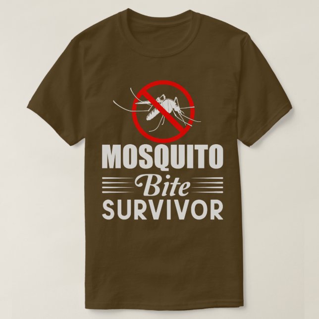 T-shirt Survivant de la moustique 1 (Design devant)