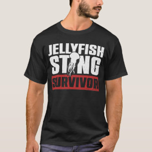 T-shirt Survivant de la pêche à la méduse - Jellyfish Sea 
