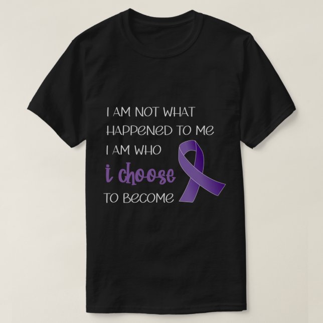 T-shirt Survivant de la sensibilisation à la violence fami (Design devant)