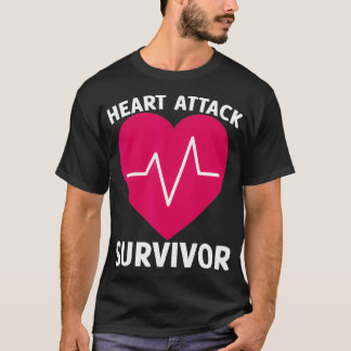 T-shirt Survivant de l'attaque cardiaque _1