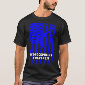 T-shirt Survivant de l'hydrocéphalie Guerrier de sensibili