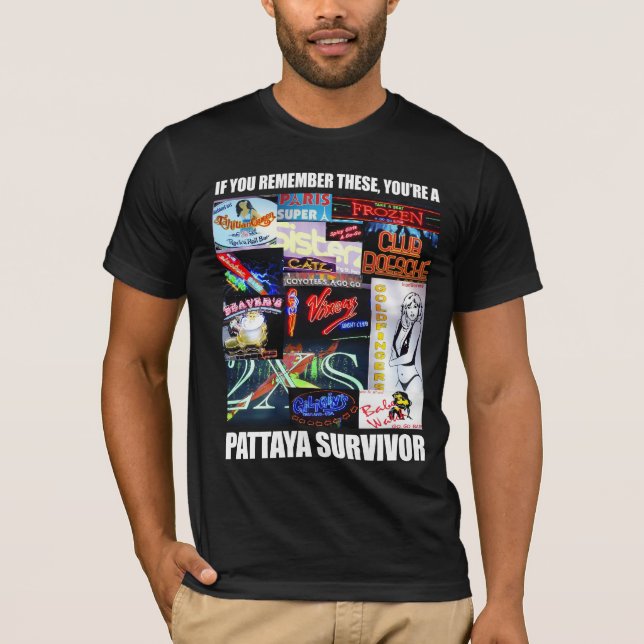 T-shirt Survivant de Pattaya (Devant)