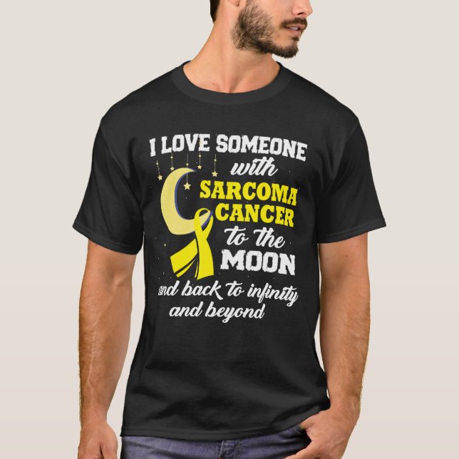 T-shirt Survivant de sarcome - conscience de cancer de (Devant)