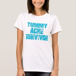 T-shirt Survivant des Maux de Ventre Mal au Ventre Côlon I