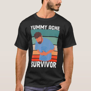 T-shirt Survivant des maux de ventre vintage mal de ventre