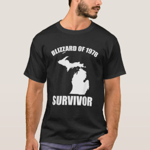 T-shirt Survivant du blizzard de 1978 Drôle d'hiver au Mic