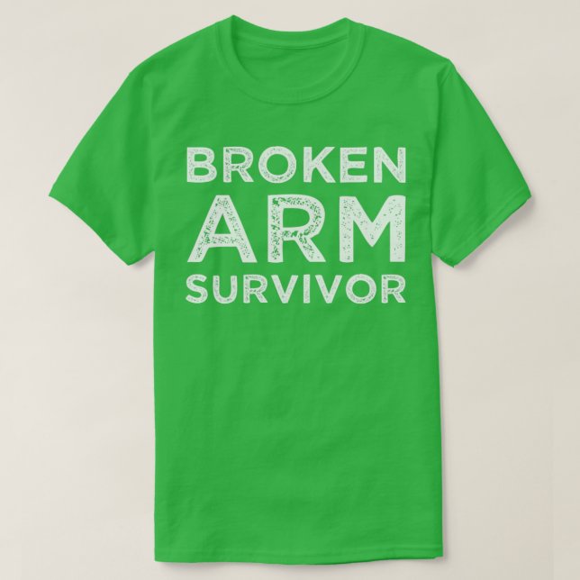 T-shirt Survivant du bras cassé Bras cassé (Design devant)