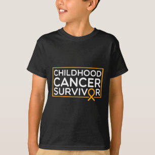 T-shirt Survivant du cancer de l'enfant Ruban du cancer de