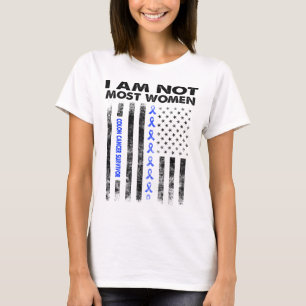 T-shirt survivant du cancer du côlon je ne suis pas la pl