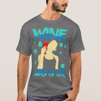 T-shirt Survivant du vin