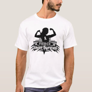 T-shirt Survivant féroce de Cancer de cancer de l'os