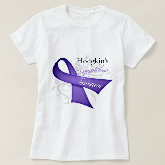 T-shirt Survivant - Lymphome de Hodgkin (Design devant)