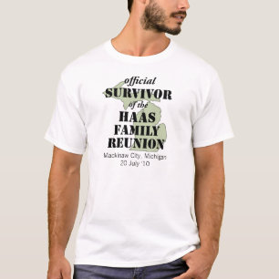 T-shirt Survivant officiel de la Réunion familiale - Michi