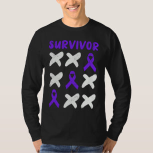 T-shirt Survivante de la sensibilisation à la violence dom