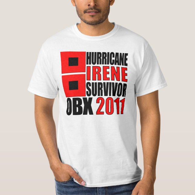 T-shirt Survivante d'Irène d'ouragan (Devant)