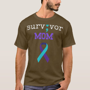 T-shirt Survivante Maman Semicolon Cadeaux Prévention du s