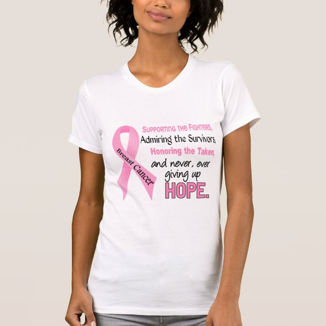 T-shirt Survivants de combattants pris le cancer du sein (Devant)