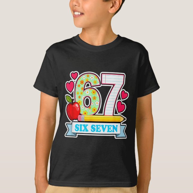 T-shirt Survived 67 Days Of School Shirt Teachers Student  (Devant)