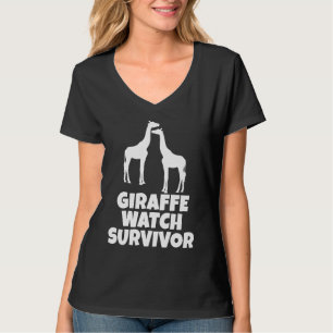 T-shirt Survivor de Giraffe Watch Girafe Mignonne