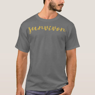 T-shirt Survivor Gold
