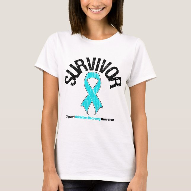 T-shirt SURVIVOR Ribbon Relance (Devant)