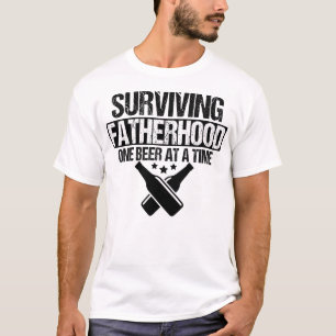 T-shirt Survivre à la paternité, une bière à la fois ! Dig