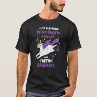 T-shirt Survivre au cancer du pancréas Étincelles de pets